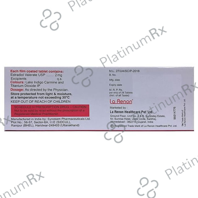 Estrahenz 2mg Tablet 28s