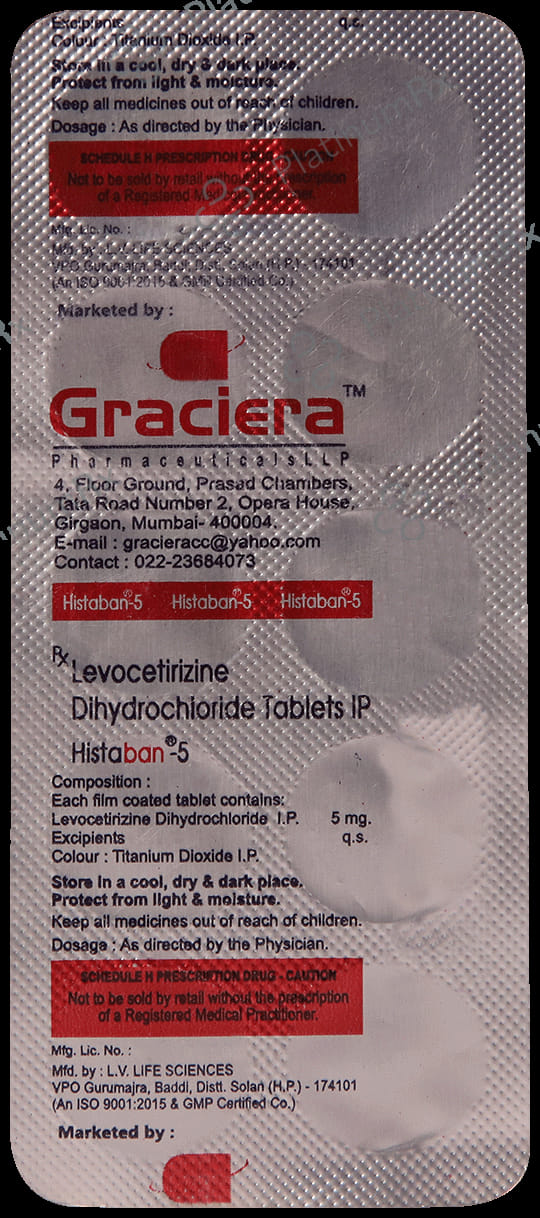 Histaban 5mg Tablet