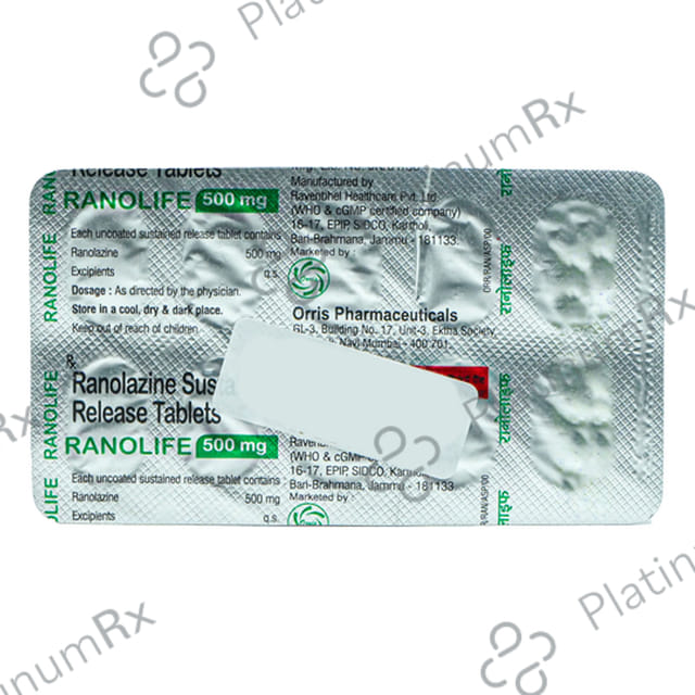 Ranolife ER 500mg Tablet 10s