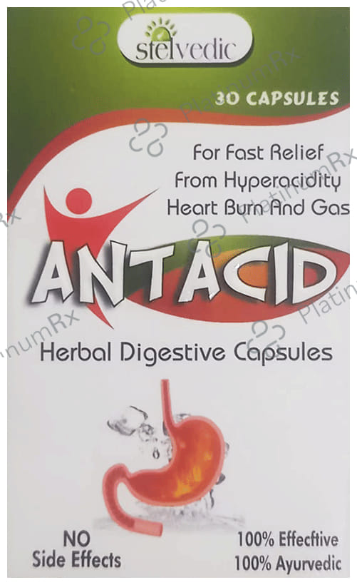 Stelvedic Antaacid Herbal Digestive Capsule