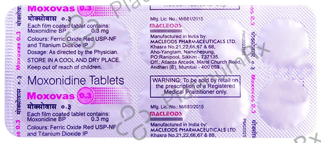 Moxovas 0.3mg Tablet 10s