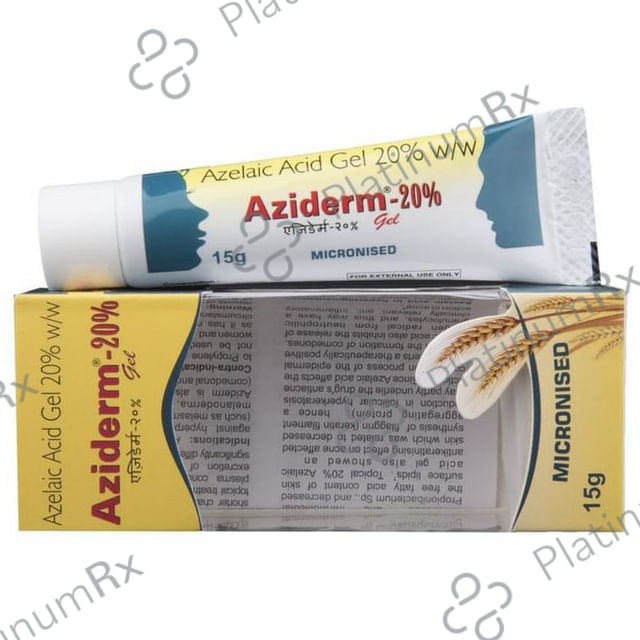 Aziderm 20% Gel 15gm