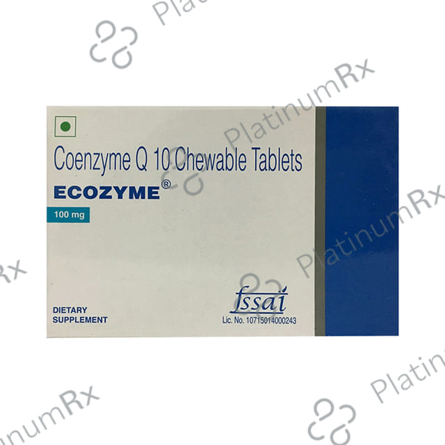 Ecozyme 100mg Chewable Tablet 15s