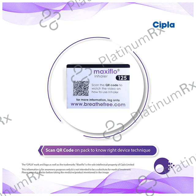 Maxiflo 125/6mcg Inhaler 120MDI