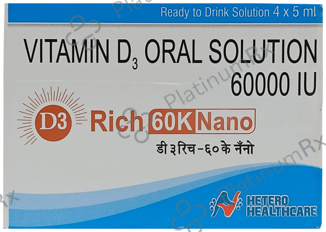 D3 Rich Nano 60K Oral Liquid 5ml