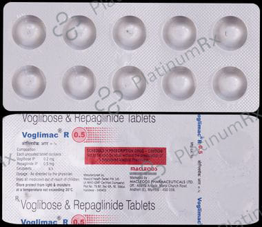Voglimac R 0.5mg/0.2mg Tablet