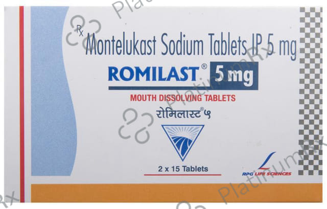 Romilast 5mg Tablet MD 15s