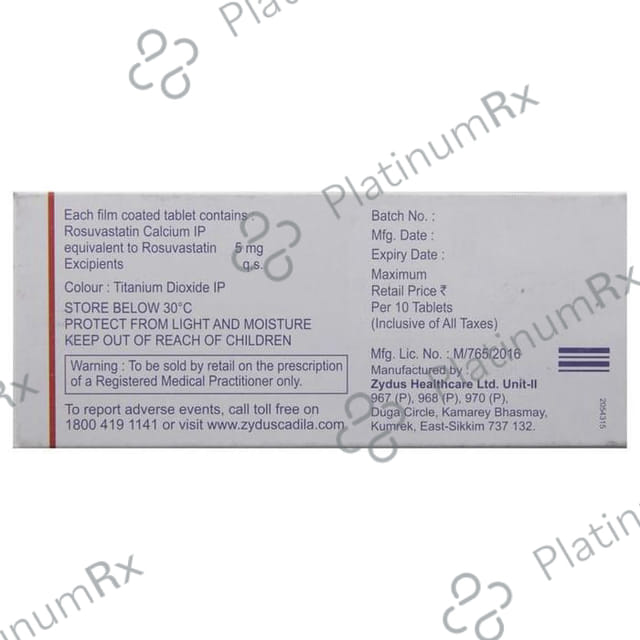 Zyrova 5mg Tablet 10s