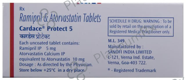 Cardace Protect 5/10mg Tablet 10s