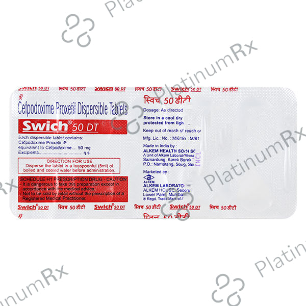 Swich DT 50mg Tablet 10s
