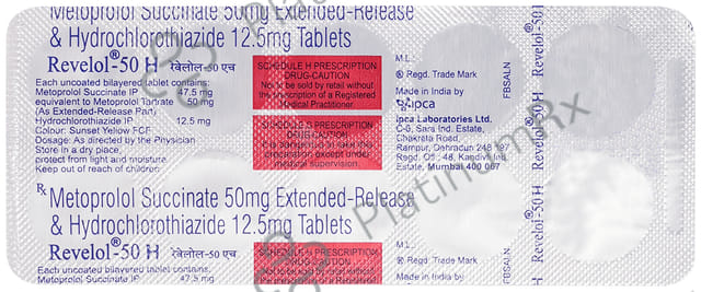 Revelol H 50/12.5mg Tablet ER 10s