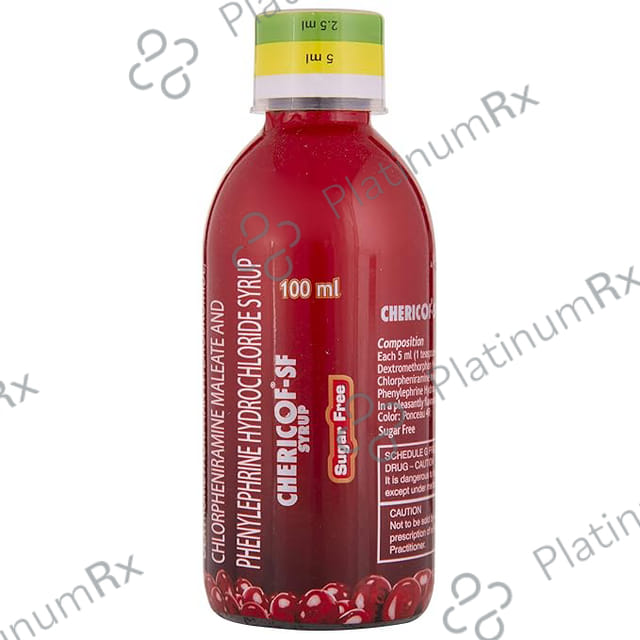 Chericof 12mg SF Syrup 100ml