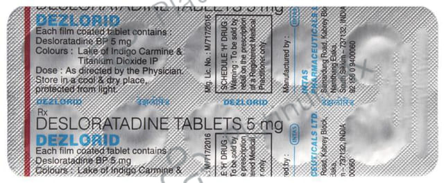 Dezlorid 5mg Tablet 10s