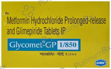 Glycomet-GP 1/850 Tablet PR 10s