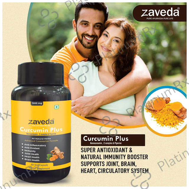 Zaveda Curcumin Plus Veg Capsule 60 vegicaps