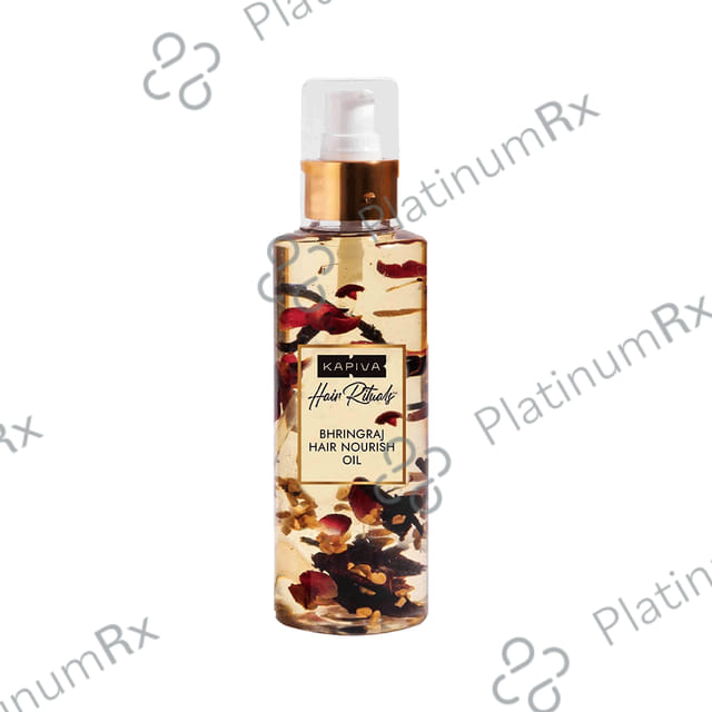 Kapiva Bhringraj Hair Nourish Oil - 100% Ayurvedic, Voluminous Hair Within 90 Days Oil 200 ml
