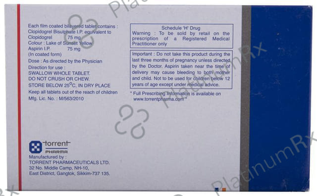 Deplatt A 75/75mg Tablet 15s