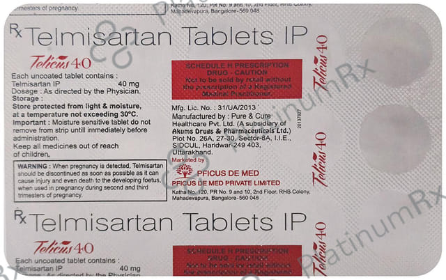 Telicus 40mg Tablet 15s