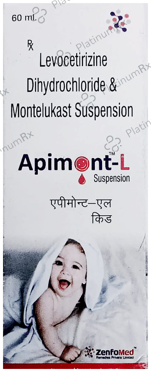 Apimont 2.5/4mg L Oral Suspension 60ml
