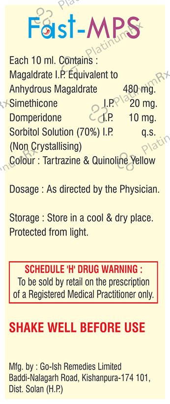 Fast-Mps Oral Suspension Elaichi
