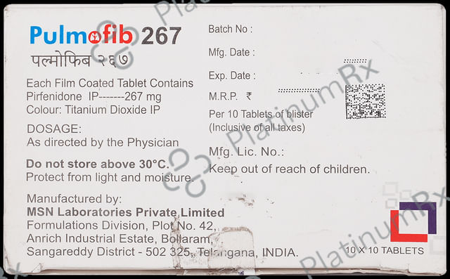 Pulmofib 267mg Tablet