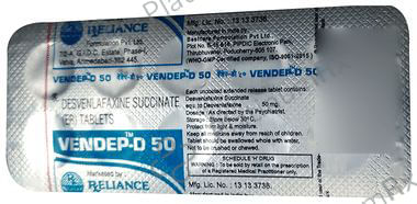 Vendep D 50mg Tablet ER 10s