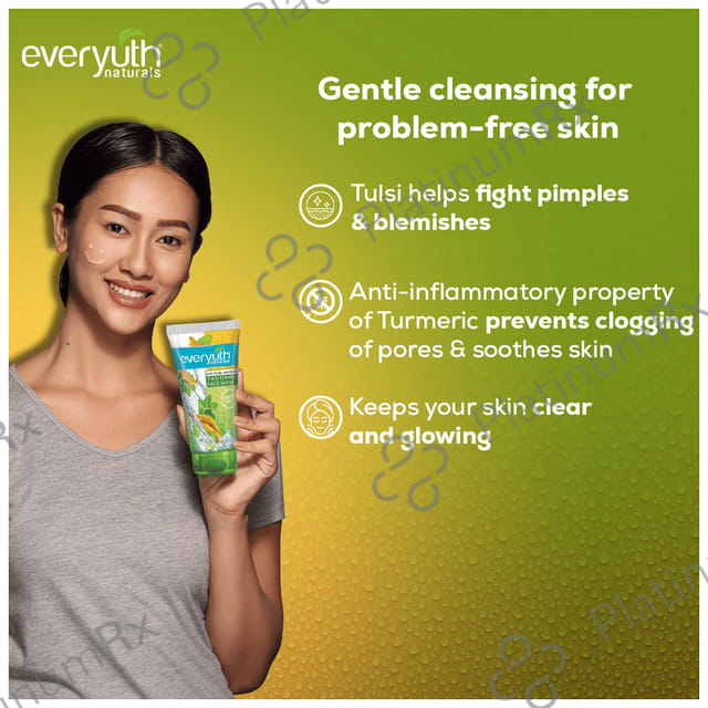 Everyuth Naturals Anti Acne Anti Marks Tulsi Turmeric Face Wash