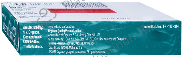 Livial 2.5mg Tablet 28s