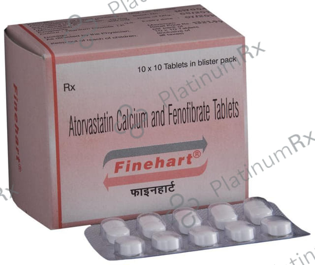 Finehart 10/200mg Tablet 10s