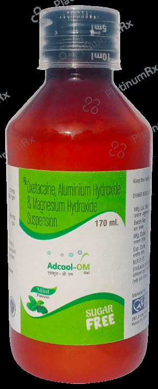 Adcool OM Mint Sugar Free Gel 170ml