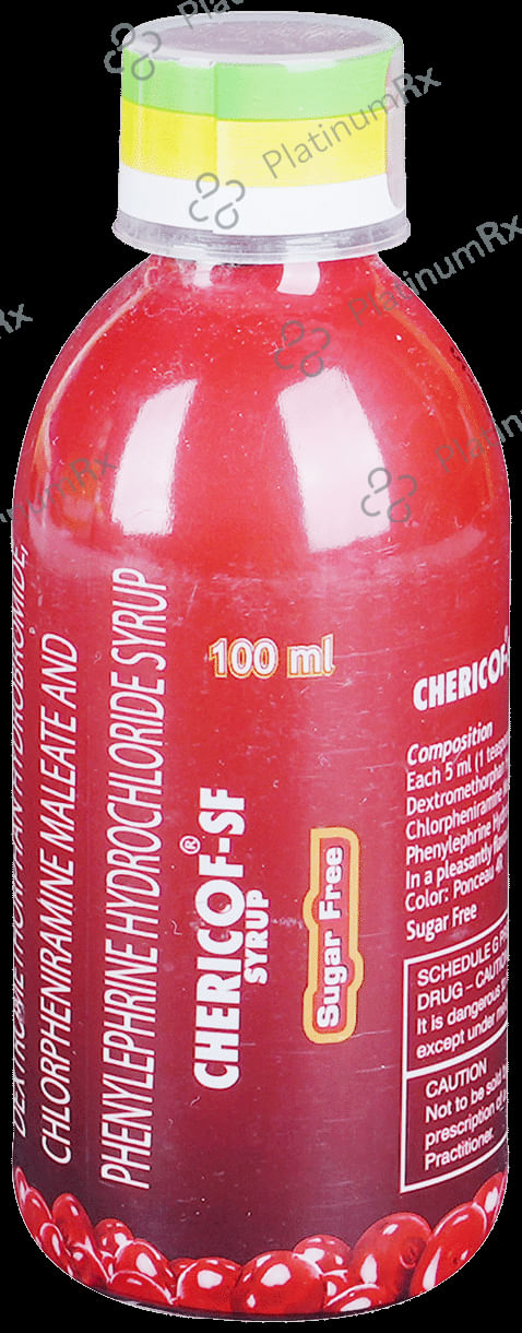 Chericof SF 2/10/5mg Syrup 100ml
