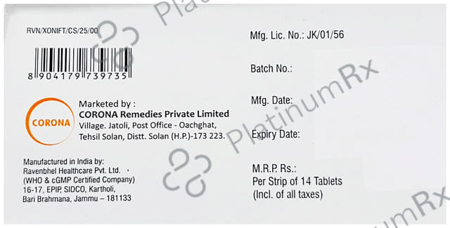 Xonift Tablet 14s 14s