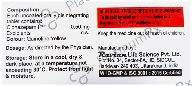 Cospress 0.5mg Tablet MD 15s