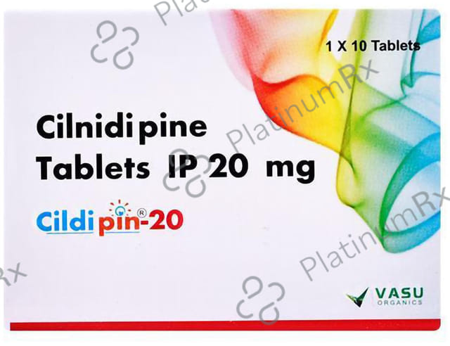 Cildipin 20mg Tablet 10s
