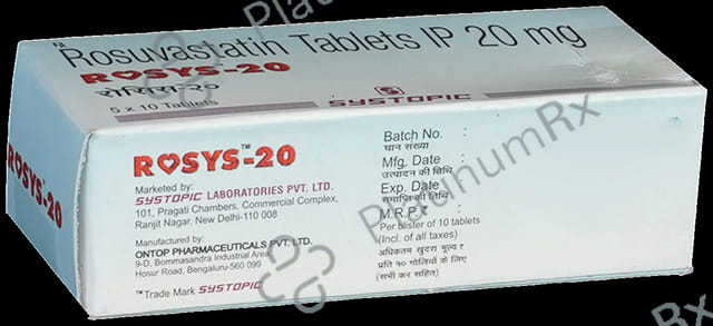 Rosys 20mg Tablet 10s