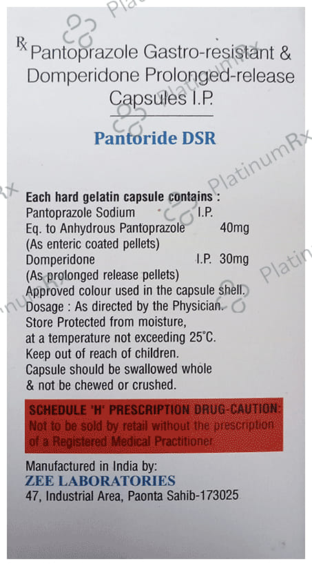 Pantoride-DSR Capsule 15 Capsule PR