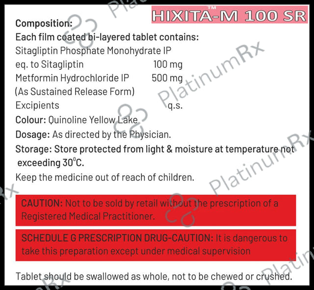 Hixita M 100 SR Tablet 10s