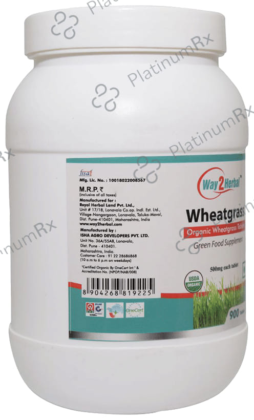 Way2Herbal Wheatgrass Tablet 900 tablets