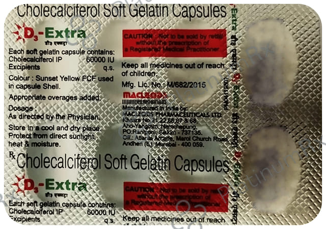 D3 Extra Soft Gelatin Capsule 8s