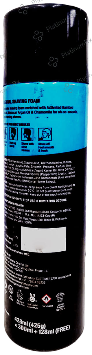 Bombay Shaving Company Charcoal Shaving Foam 425gm