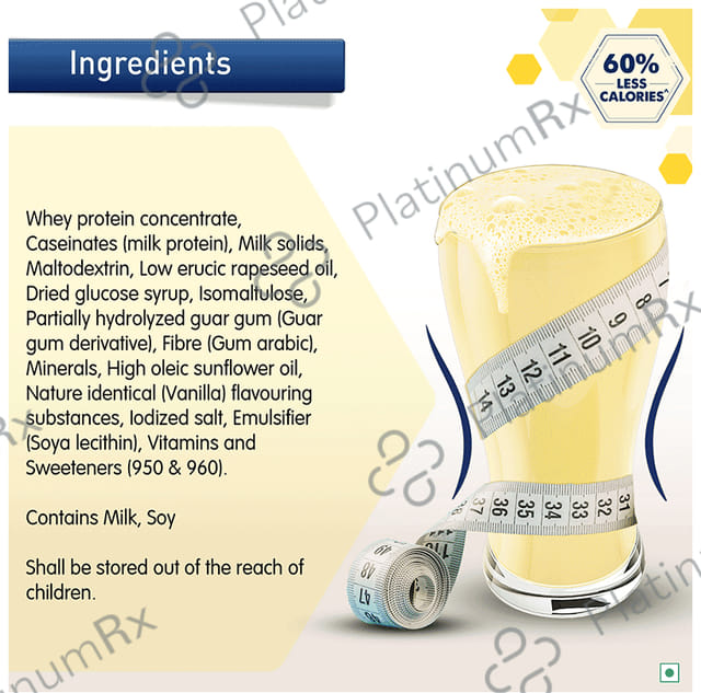 Nestle Optifast with Protein, Fibre, Vitamins & Minerals for Weight Management - Flavour Vanilla