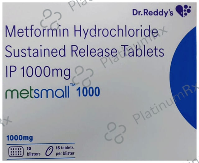 Metsmall SR 1000mg Tablet 15s