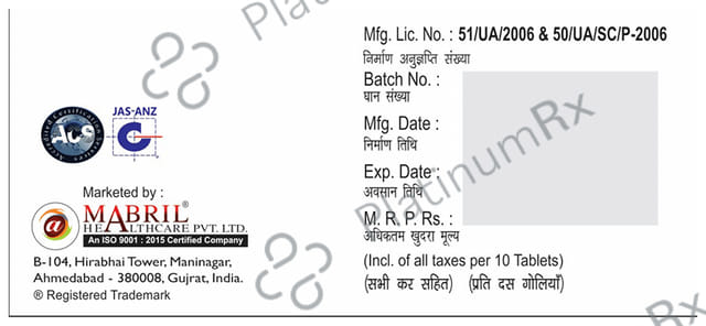 Eroxia MR Tablet 10s