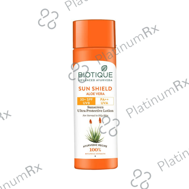Biotique Sun Shield Aloe Vera SPF 30 PA++ Sunscreen Lotion 120ml