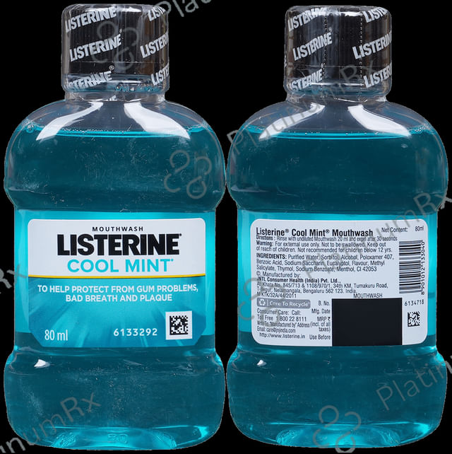 Listerine Cool Mint Mouth Wash 80ml