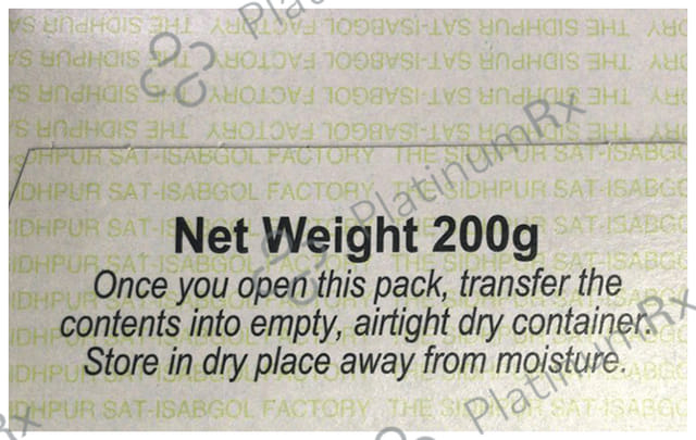 Sat-Isabgol Powder Eases Constipation 200gm