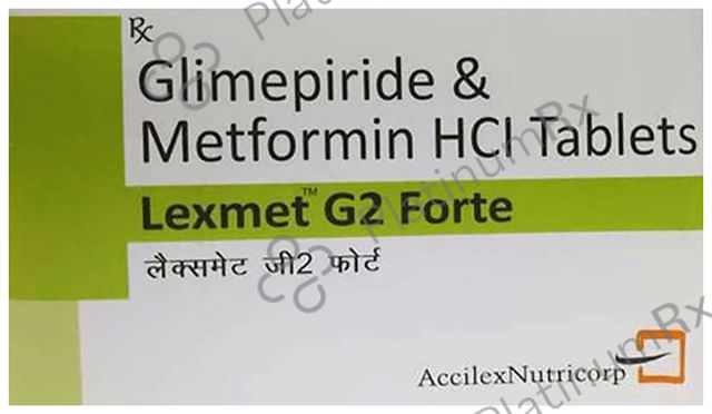Lexmet G 2/1000mg Forte Tablet SR 10s