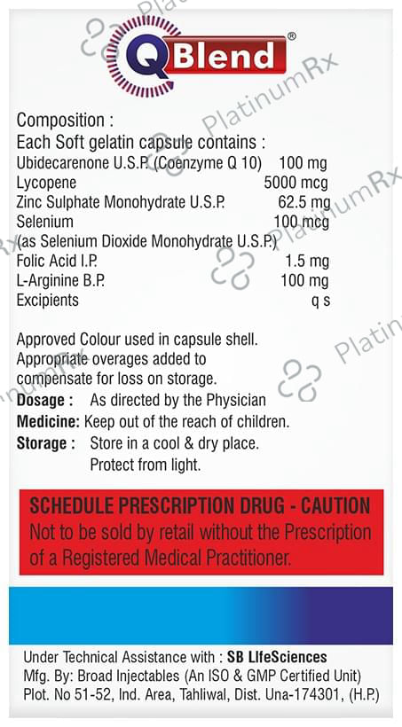 QBlend Softgel Capsule 10s