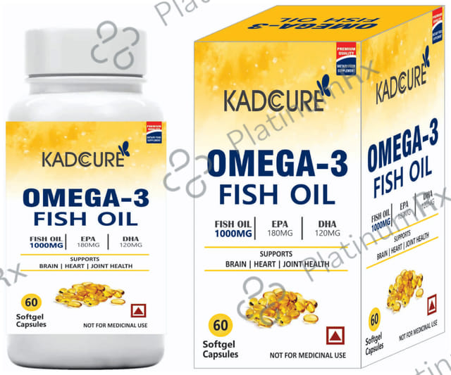 Kadcure Omega 3 Fish Oil Softgel Capsule 60s