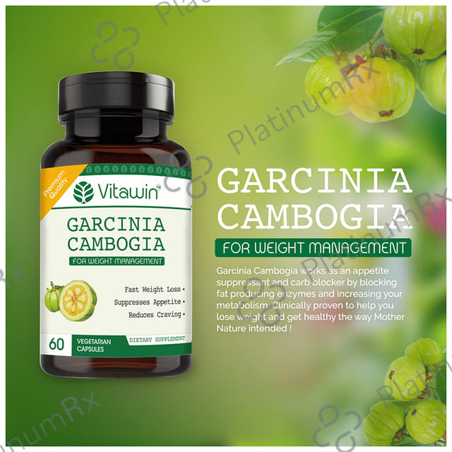 Vitawin Garcinia Cambogia 500mg Vegetarian Capsule